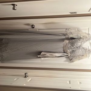 Silver Bridess Dress with Tags on